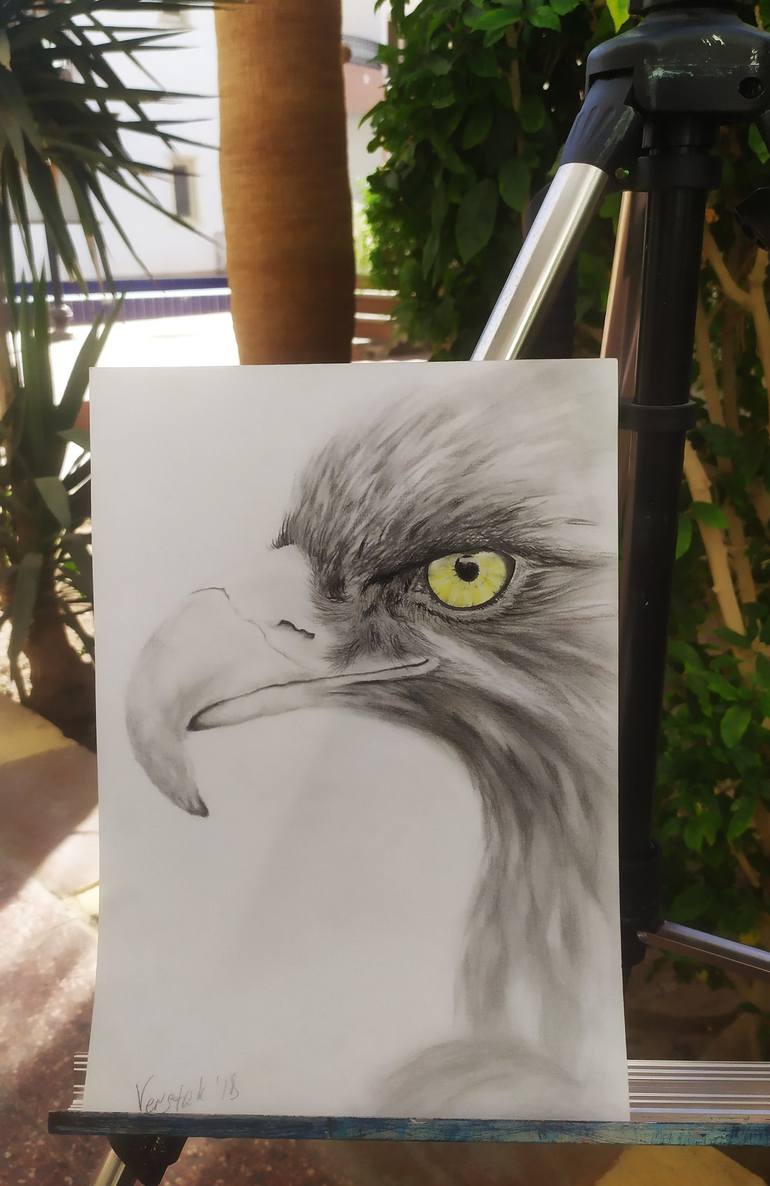 Original Animal Drawing by Tetiana Verstak