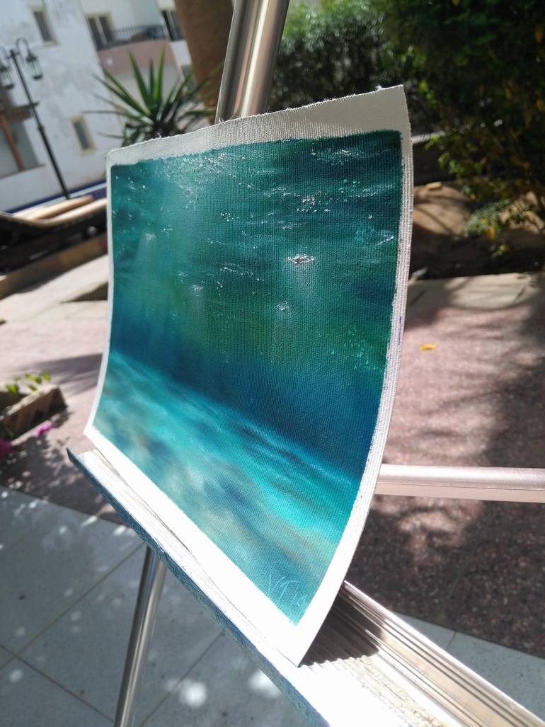 Original Expressionism Seascape Painting by Tetiana Verstak