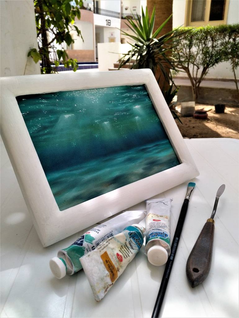 Original Expressionism Seascape Painting by Tetiana Verstak