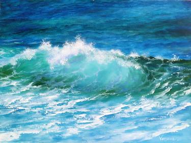 Turquoise wave sea view thumb