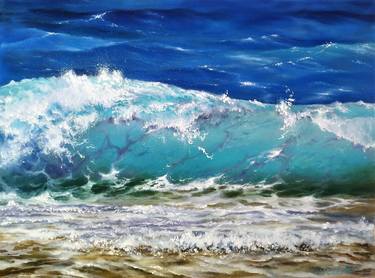Original Expressionism Seascape Paintings by Tetiana Verstak