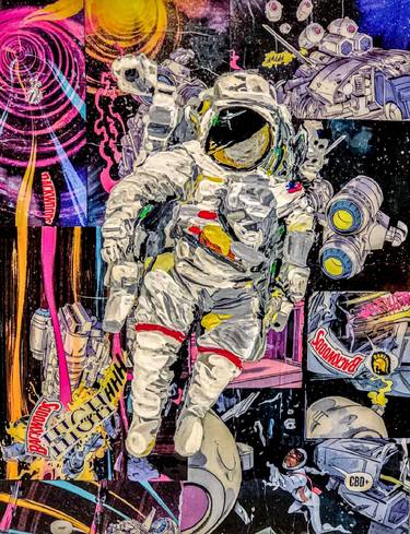 Print of Outer Space Collage by Lamar Jones