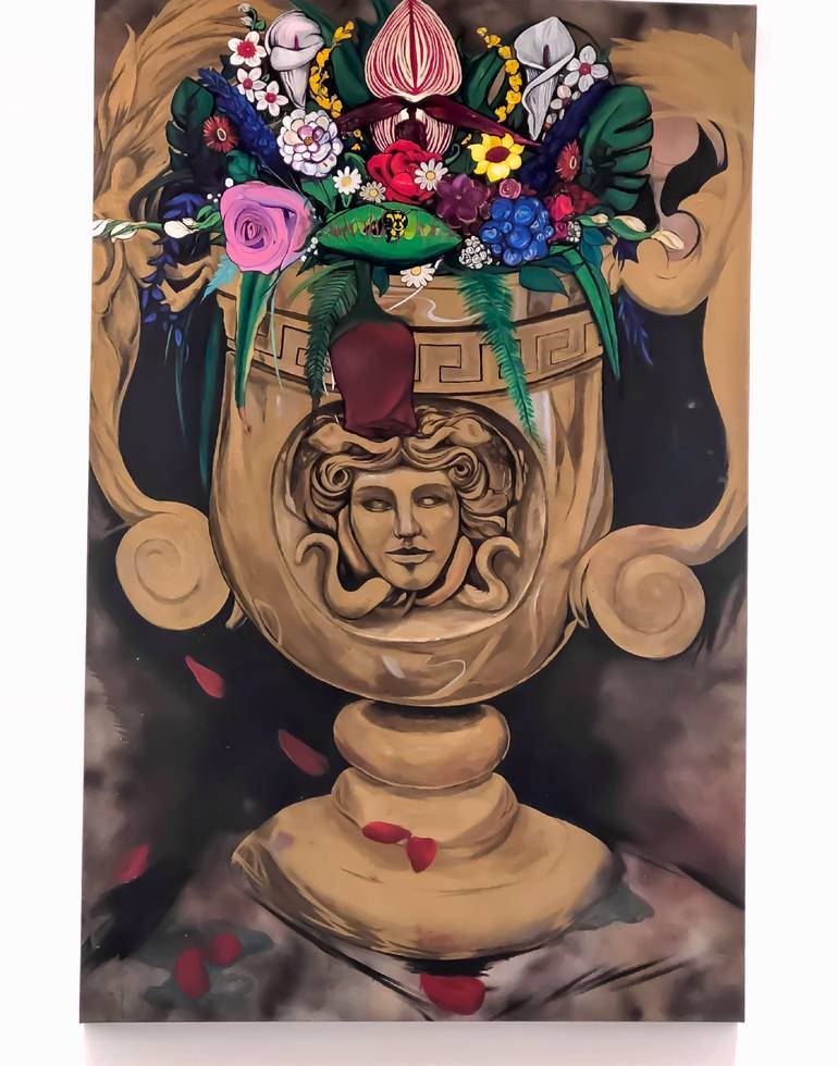 Original Conceptual Fashion Painting by Lamar Jones