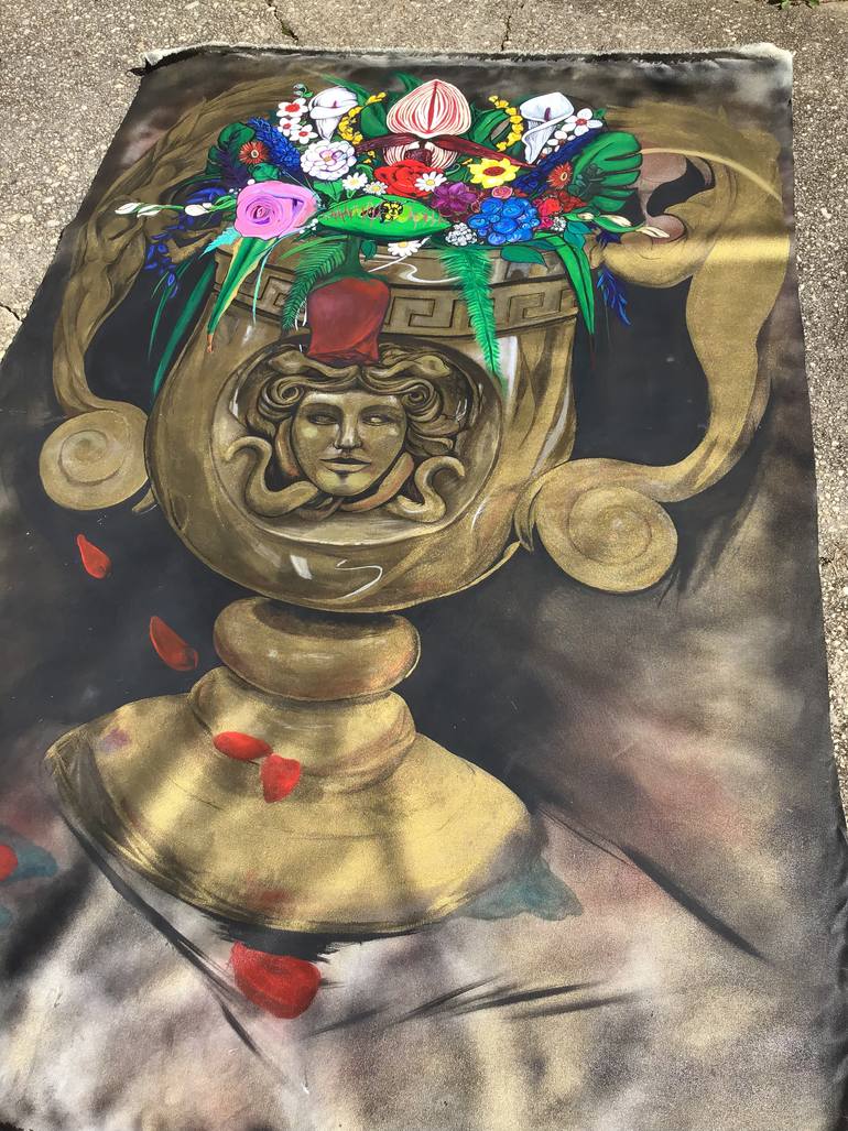 Original Conceptual Fashion Painting by Lamar Jones