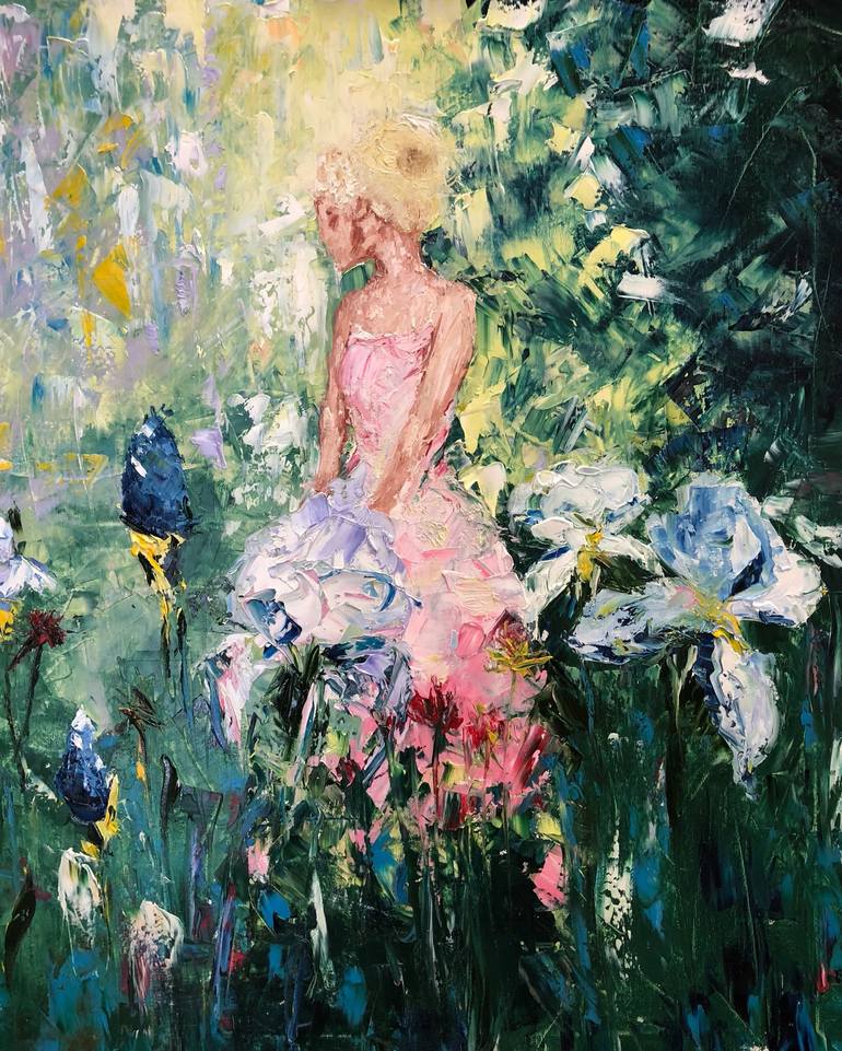 Garden Painting by Ulyana Linenko | Saatchi Art