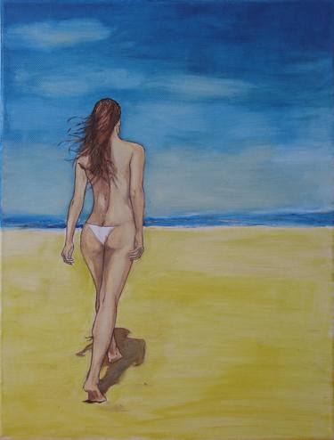 Original Realism Beach Paintings by Stavros Pehlivanidis