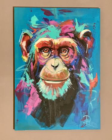 Original Figurative Animal Painting by Debora Spadon