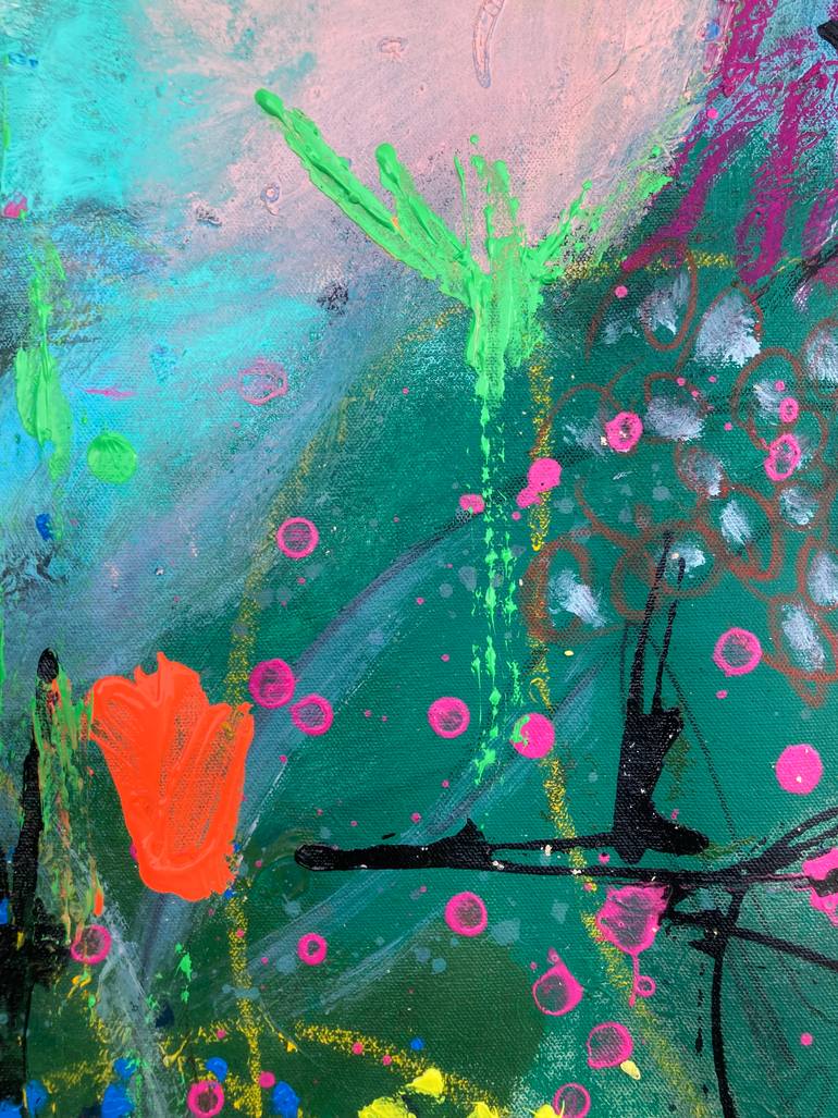 Original Abstract Expressionism Abstract Painting by Toni Nohe