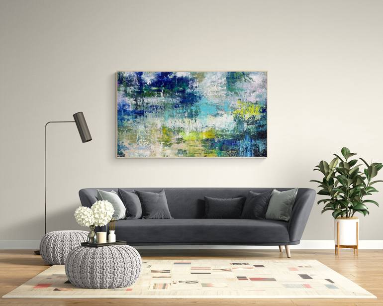 Original Abstract Expressionism Abstract Painting by Toni Nohe