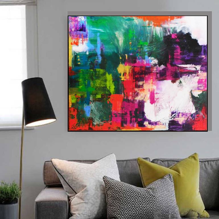 Original Abstract Painting by Toni Nohe