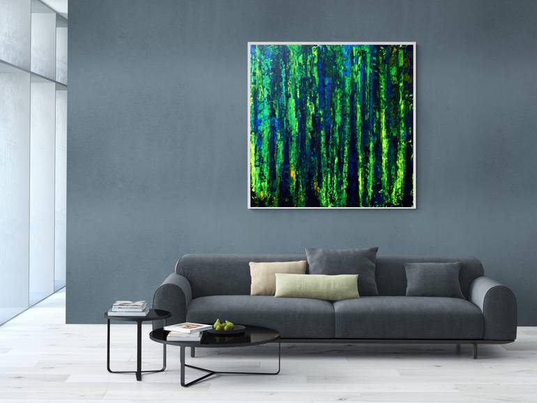 Original Abstract Expressionism Abstract Painting by Toni Nohe