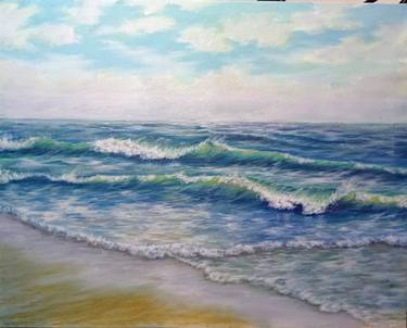 Print of Seascape Paintings by Laura Livetskiy