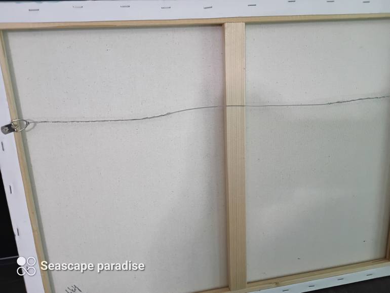 Original Abstract Seascape Painting by Laura Livetskiy