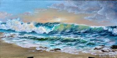 Original Art Deco Seascape Paintings by Laura Livetskiy