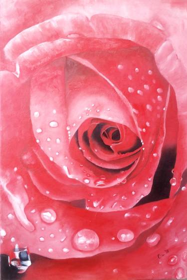 Print of Fine Art Floral Paintings by Godsent Abode