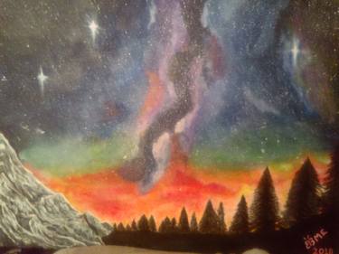 Original Outer Space Painting by Rebecca Madden