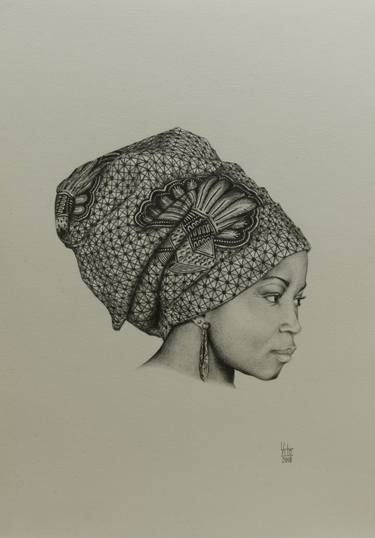 Original Portrait Drawing by Vito Ferrante