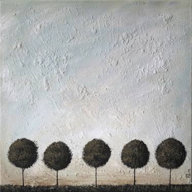 Print of Abstract Tree Paintings by Elena Panizza