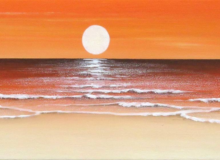 Original Fine Art Seascape Painting by Elena Panizza