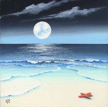 Print of Fine Art Seascape Paintings by Elena Panizza