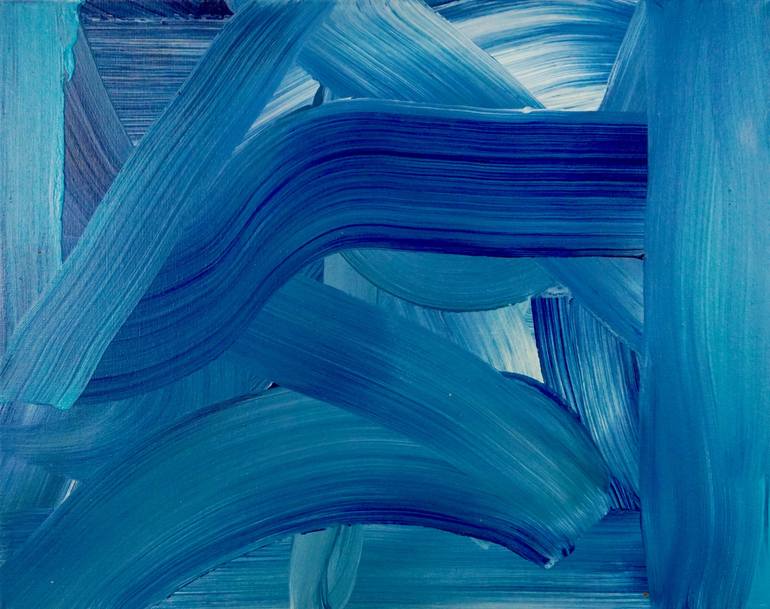 Blue Element Painting by House of Namdar Saatchi Art