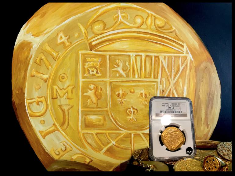 Treasure Paintings by JR Bissell: Mexico 1714