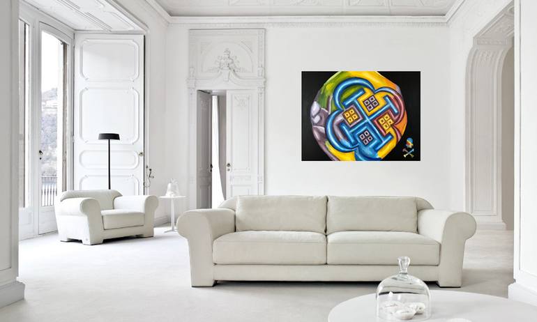 Original Cubism Other Painting by Jr. Bissell