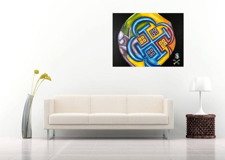 Original Cubism Other Painting by Jr. Bissell
