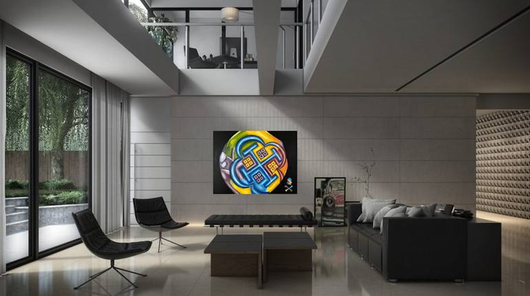 Original Cubism Other Painting by Jr. Bissell