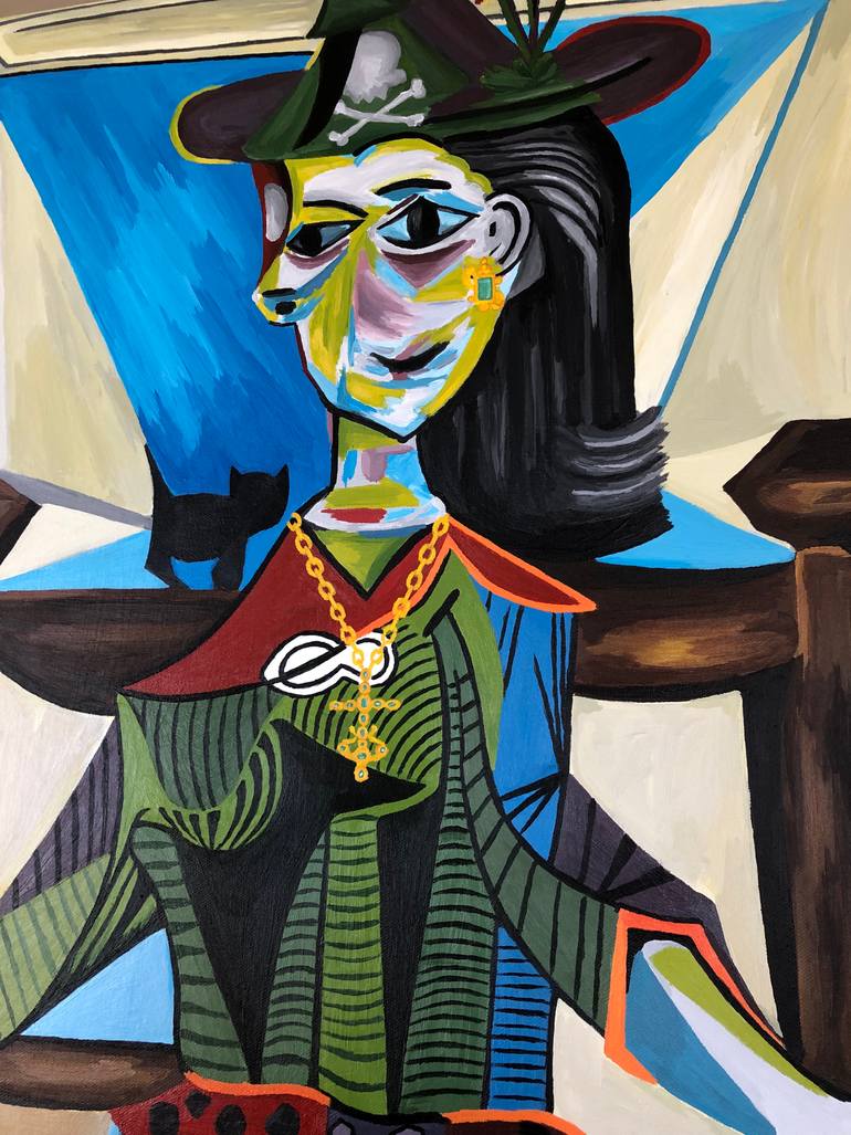 Original Cubism Other Painting by Jr. Bissell