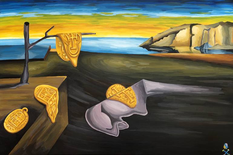 Treasure Paintings by JR Bissell: A Pirate Rendition Salvador Dali