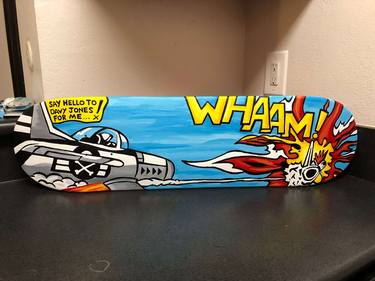 Treasure Painting JR Bissell A Pirate Rendition Roy Lichtenstein "Whaam" thumb