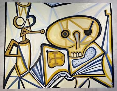 Saatchi Art Artist Jr. Bissell; Paintings, “Treasure Painting JR Bissell a Pirate's Rendition of Picasso” #art