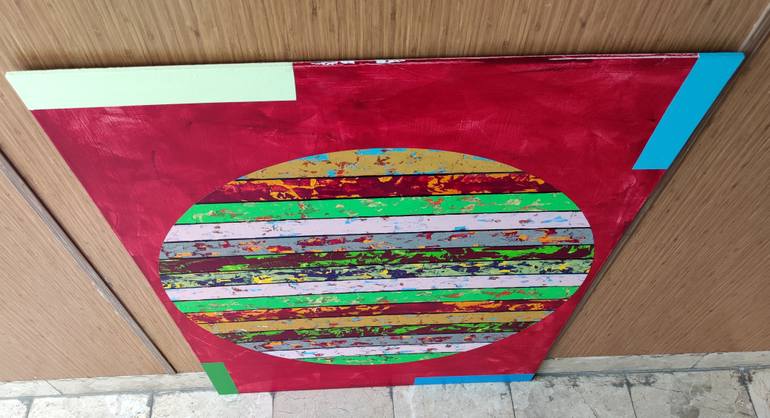 Original Modernism Abstract Painting by Turan Büyükkahraman