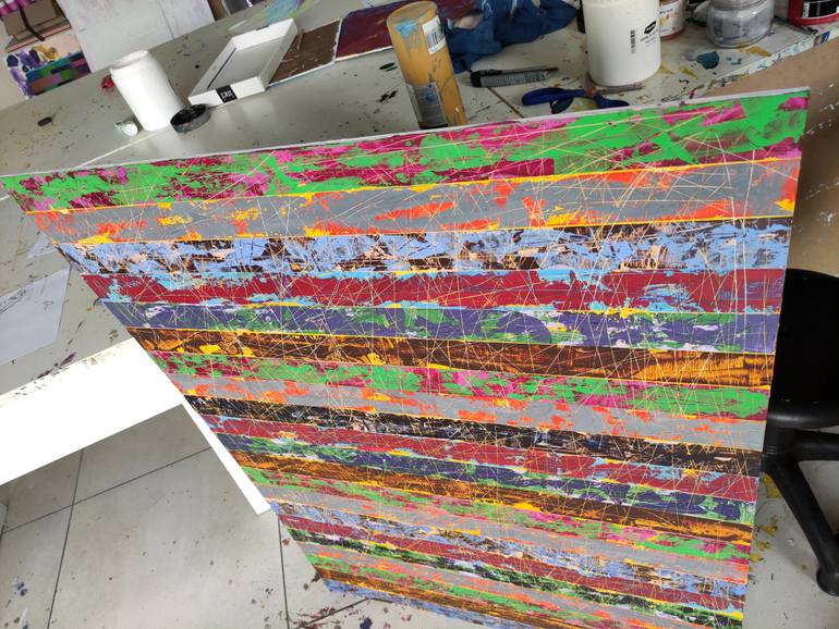 Original Contemporary Abstract Painting by Turan Büyükkahraman