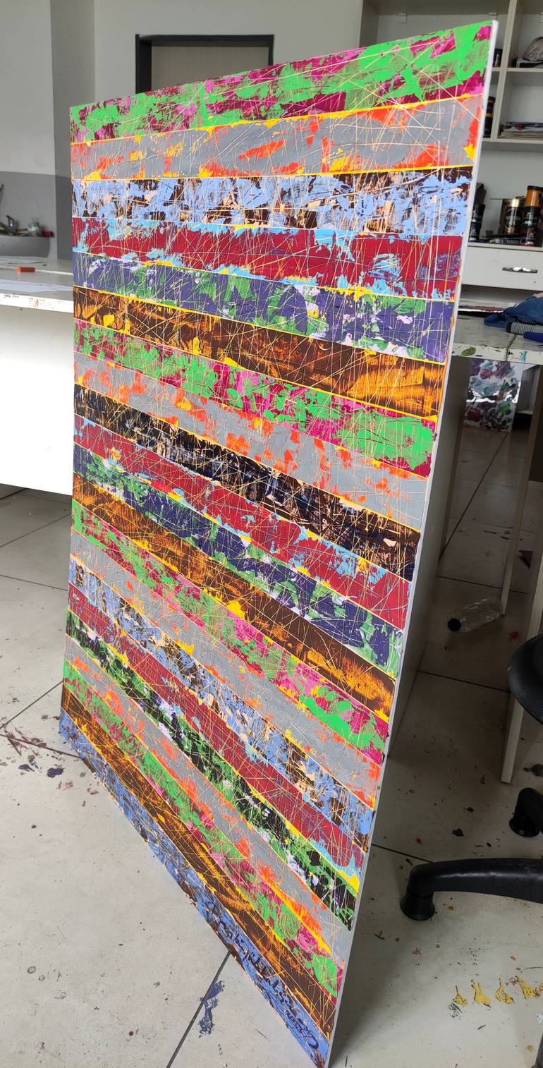 Original Contemporary Abstract Painting by Turan Büyükkahraman