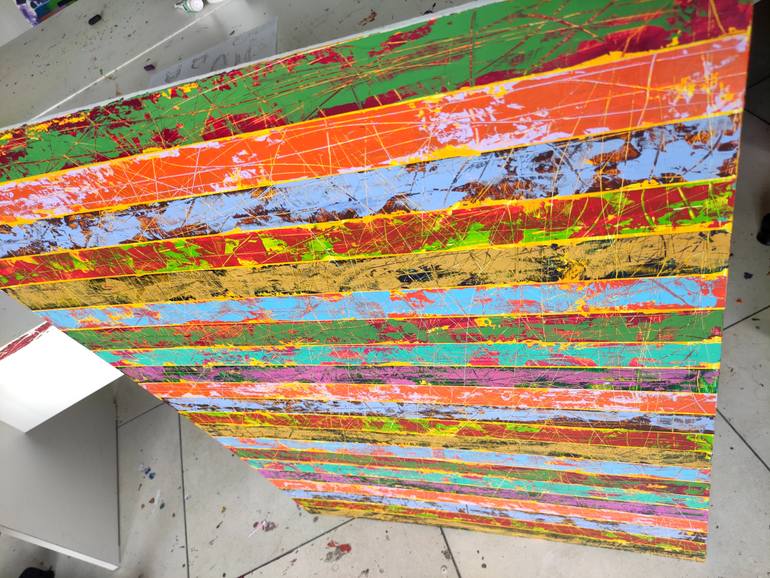 Original Contemporary Abstract Painting by Turan Büyükkahraman