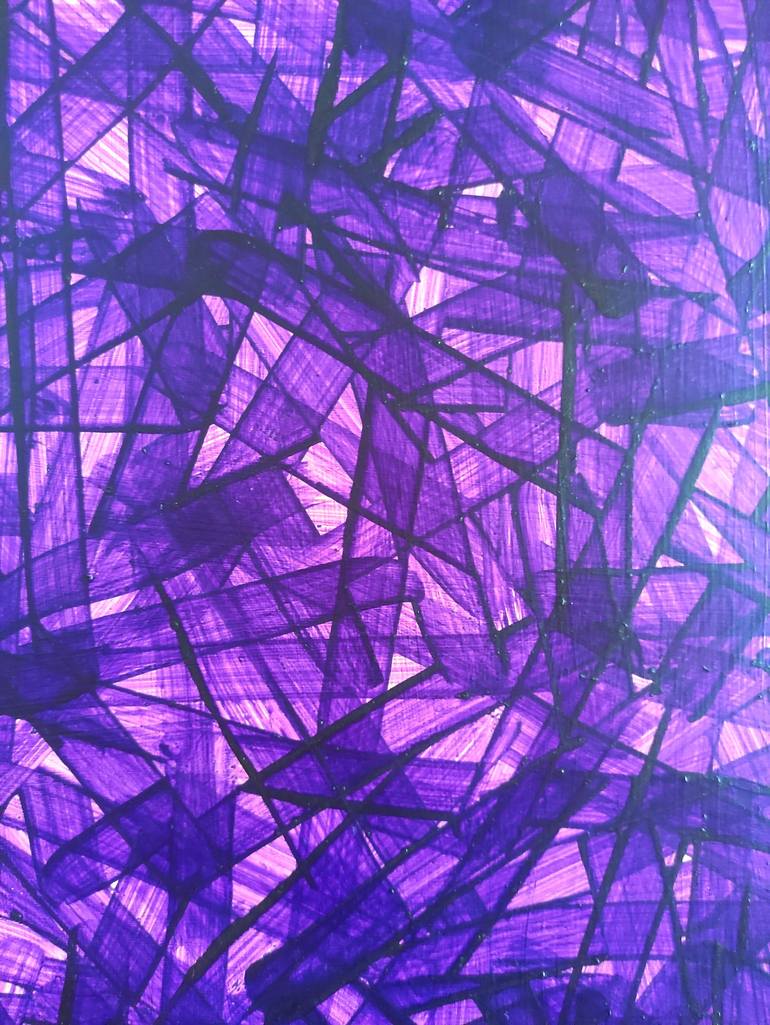 Original Abstract Painting by Turan Büyükkahraman