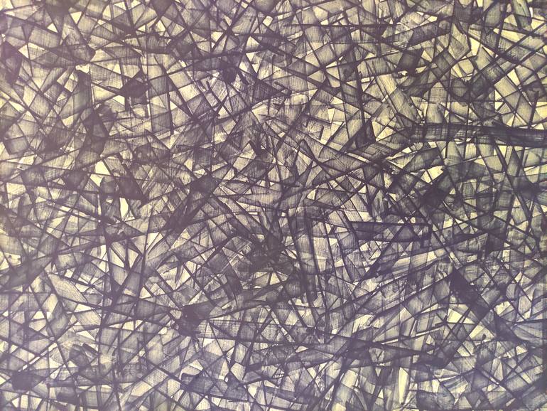 Original Minimalism Abstract Painting by Turan Büyükkahraman