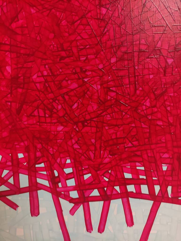 Original Abstract Painting by Turan Büyükkahraman