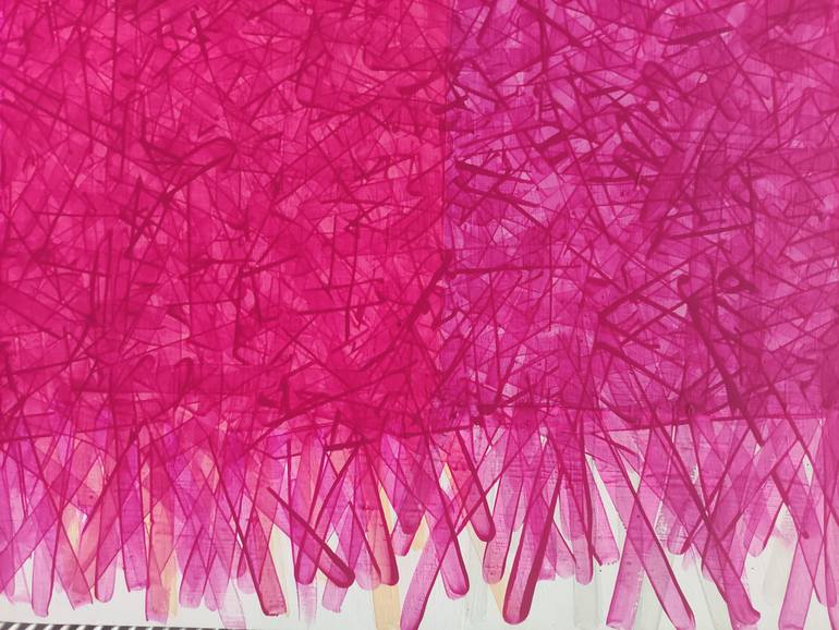 Original Fine Art Abstract Painting by Turan Büyükkahraman