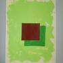 Geometric abstract study on 16 pieces of 300 g/m2 painting paper, each of which is 305x228 mm