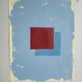 Geometric abstract study on 16 pieces of 300 g/m2 painting paper, each of which is 305x228 mm