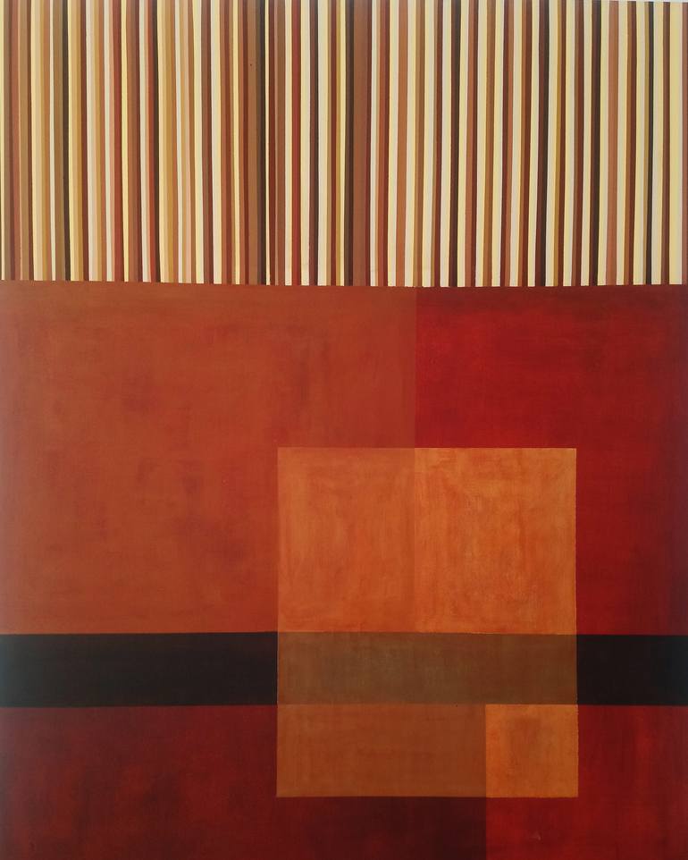 Original Minimalism Abstract Painting by Turan Büyükkahraman