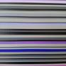 A minimalist work of purple tones interspersed between black and gray tones.