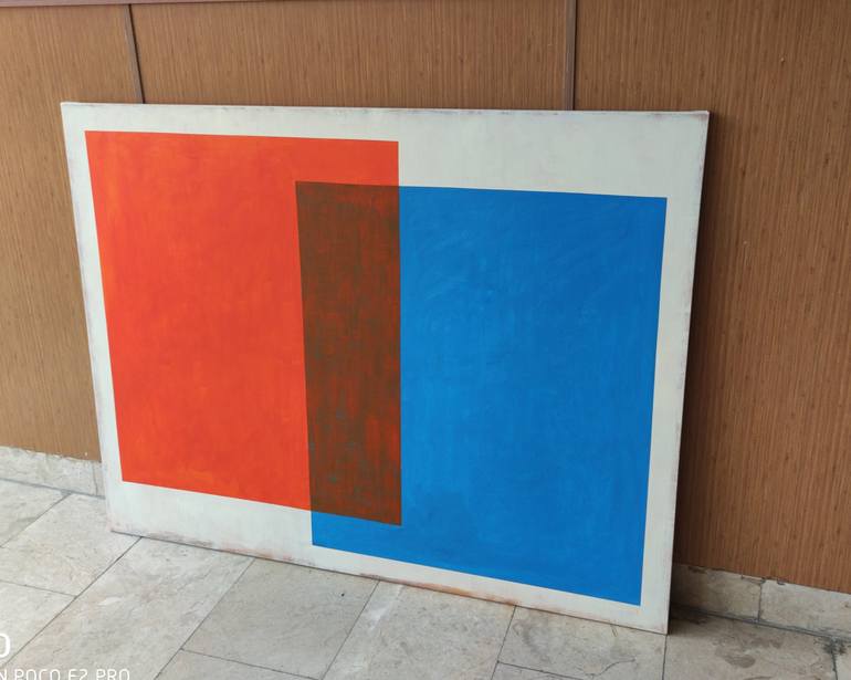 Original Abstract Painting by Turan Büyükkahraman