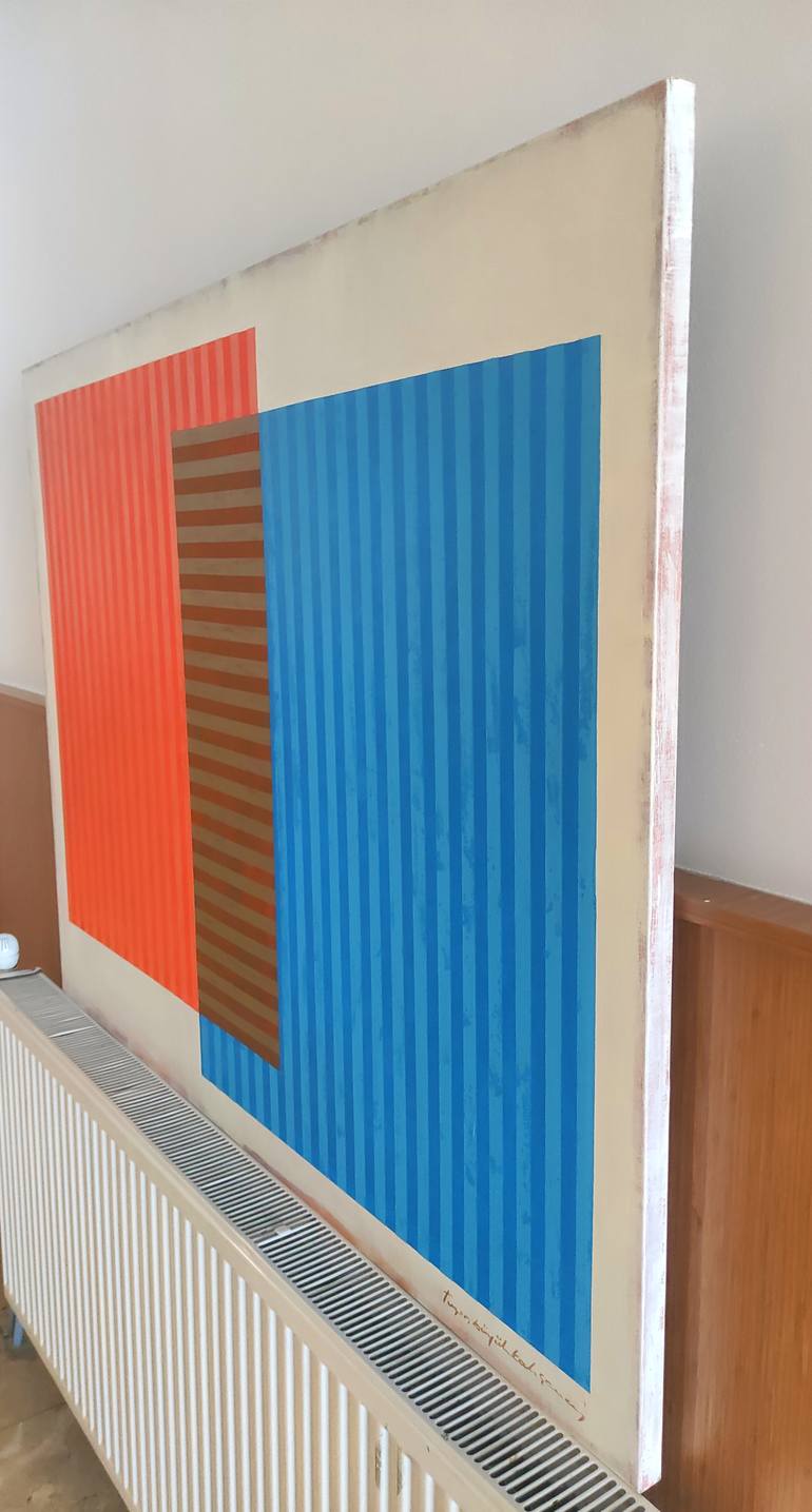 Original Fine Art Abstract Painting by Turan Büyükkahraman