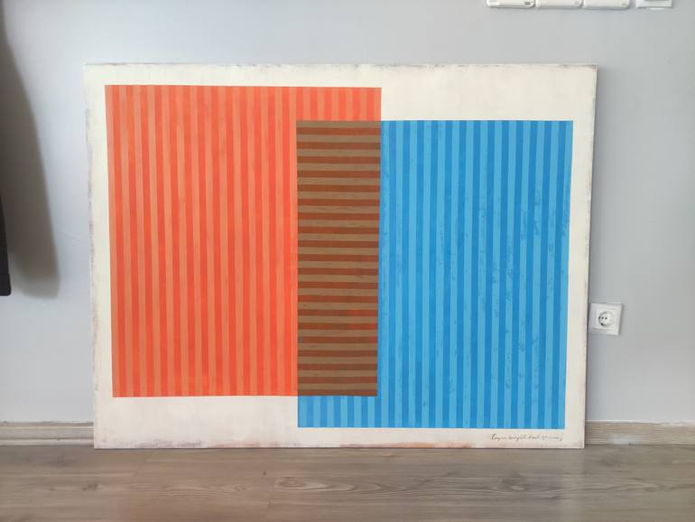 Original Fine Art Abstract Painting by Turan Büyükkahraman