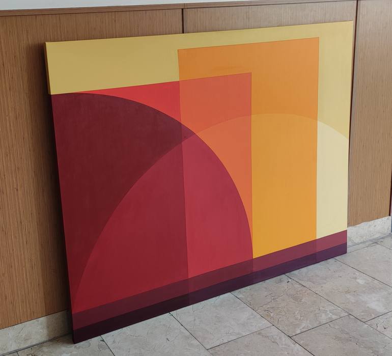 Original Minimalism Abstract Painting by Turan Büyükkahraman
