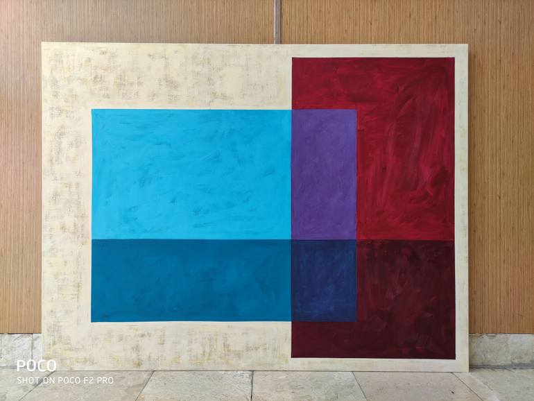 Original Minimalism Abstract Painting by Turan Büyükkahraman